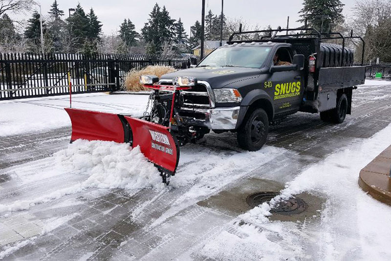 snow plowing