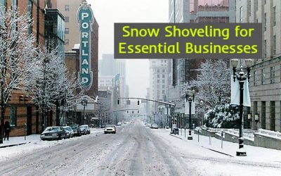 Snow Shoveling for Essential Businesses