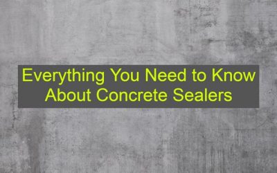 Everything You Need to Know About Concrete Sealers