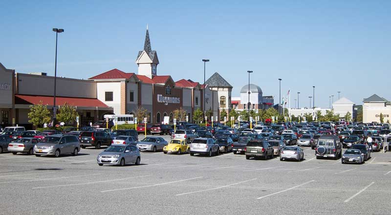 Clean Your Outdoor shopping center