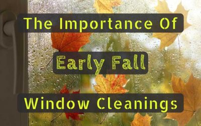 The Importance Of Early Fall Window Cleanings