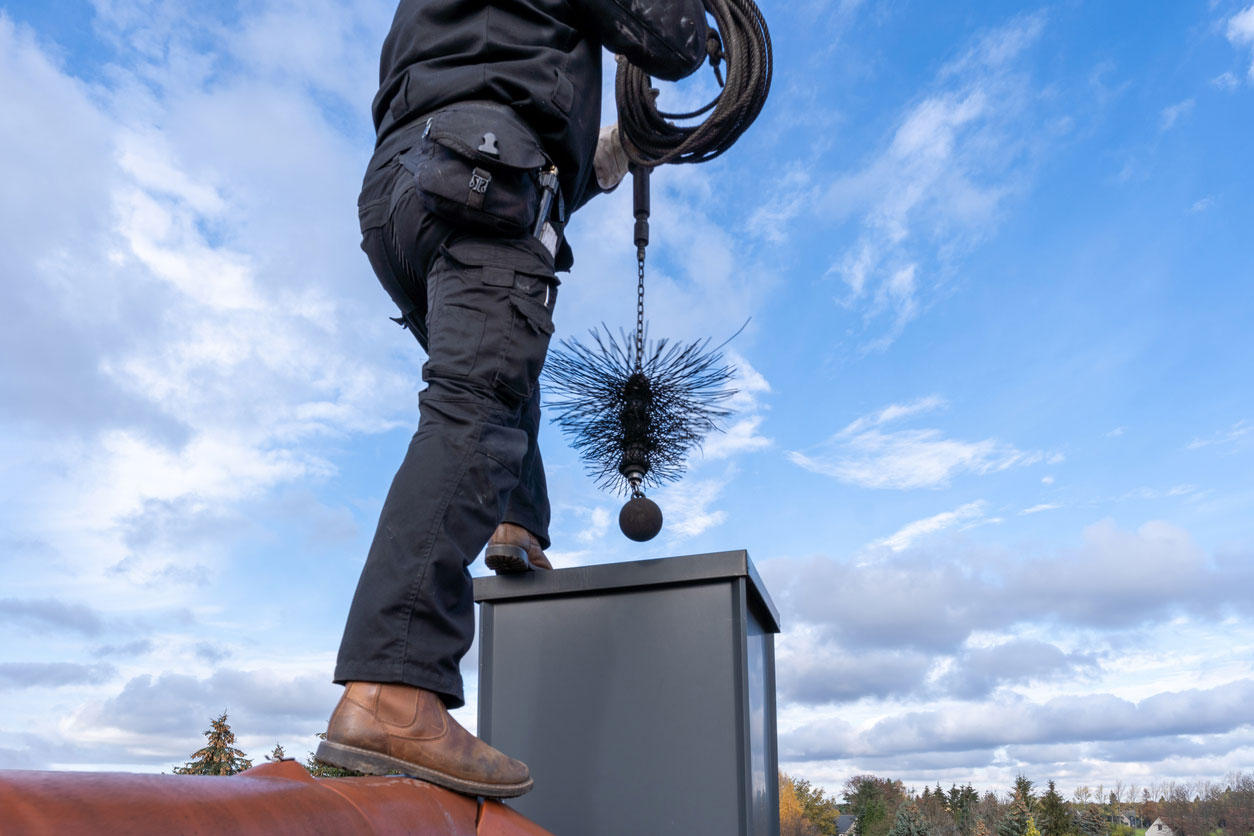 Chimney cleaning process