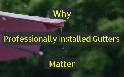 Why Professionally Installed Gutters Are Important for a Healthy Roof