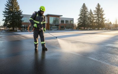 Commercial Parking Lot De-Icing in Eugene: The 2026 Winter Safety Guide