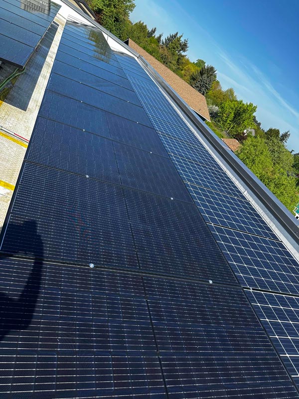solar panel washing