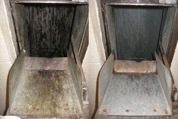 Portland trash chute cleaning