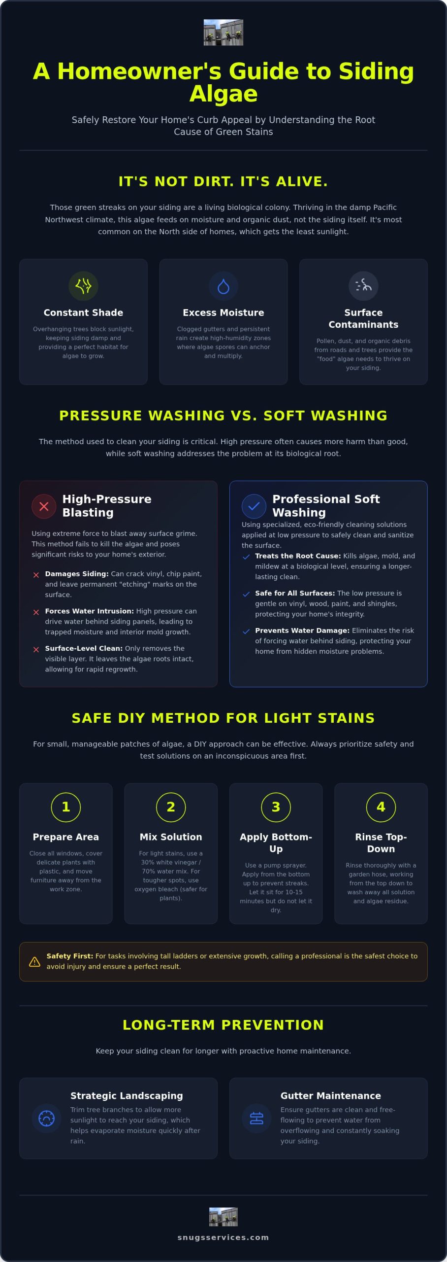 How to Clean Green Algae from Siding: The 2026 Homeowner’s Guide