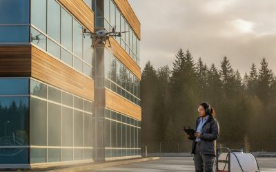 Drone Building Washing in Gresham: The Modern Standard for 2026 Exterior Maintenance