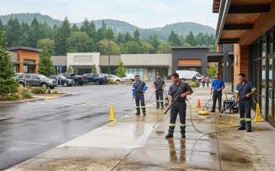 Shopping Center Power Washing in Longview, WA: A Property Manager’s Buying Guide