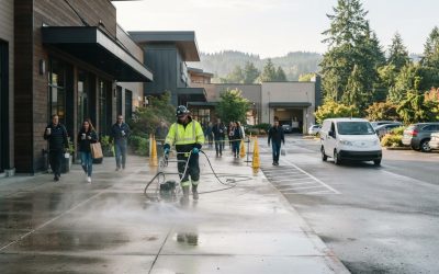 Shopping Center Power Washing in Vancouver, WA: A Property Manager’s Guide